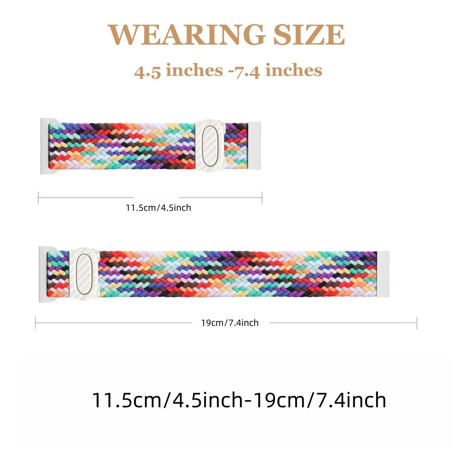 Elastische nylon banden voor Huawei Watch Fit 2-band, plastic gesp verstelbare nylon band