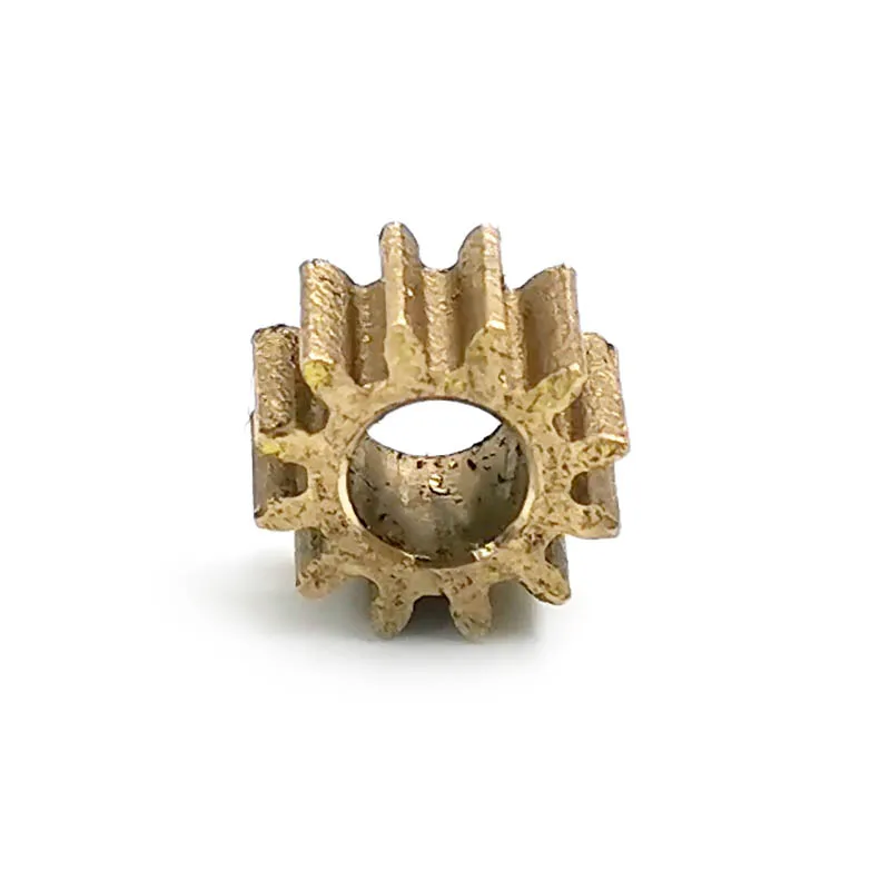 12 Teeth 0.6M Copper Gear OD=8.2mm Thickness=5mm Toy Motor Drone Brass Pinion Hole 3/ 3.17/ 4mm 123A 123.17A 124A