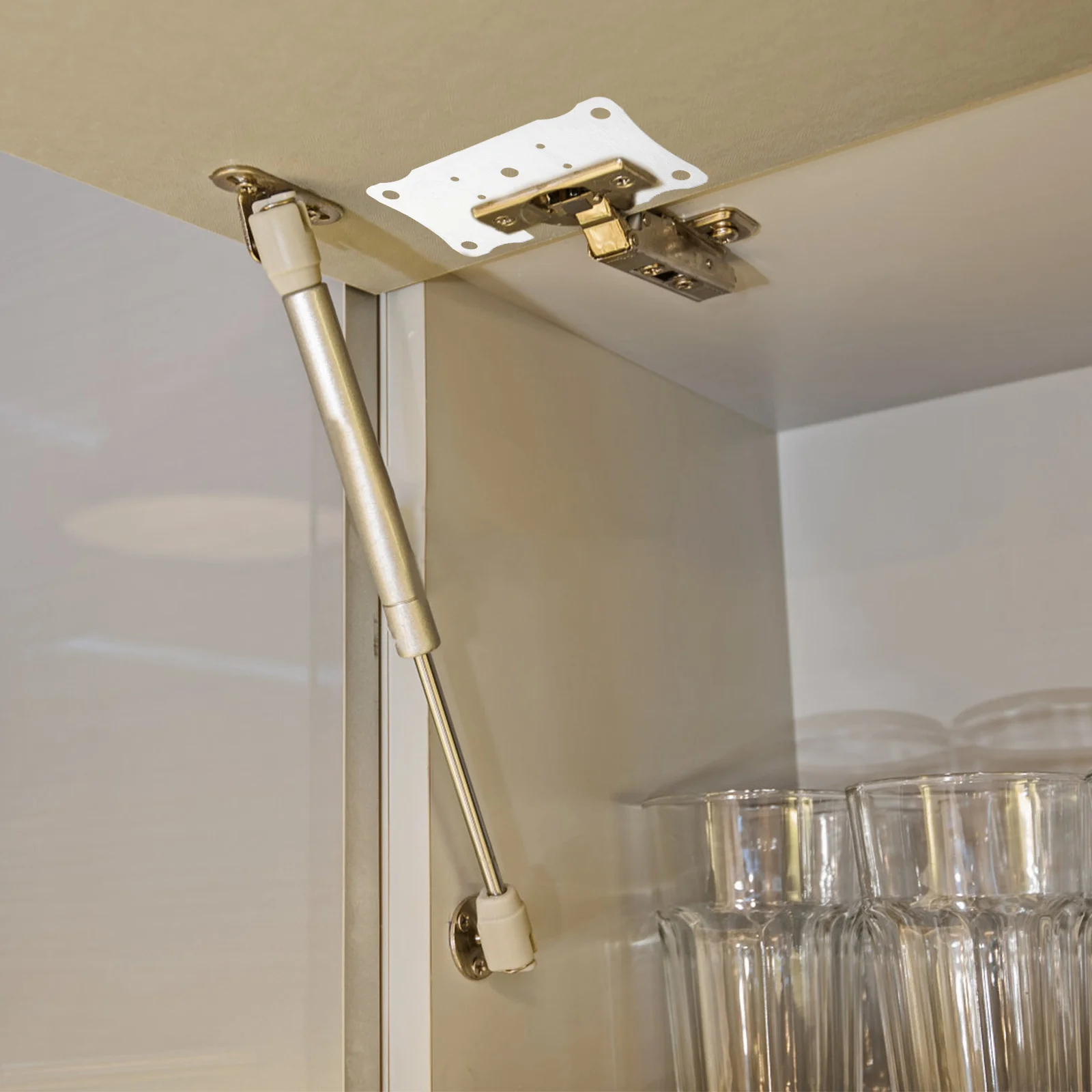 

10pcs Stainless Steel Hinge Repair Plate Kit For Cabinet Door Fixing Heavy Duty Metal Mending Bracket Furniture Window Storage