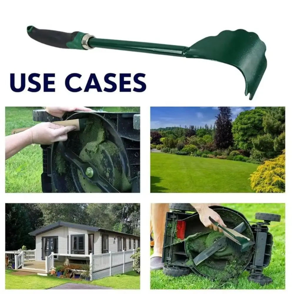 With Handle Lawn Mower Scrapers Weeding Machine Accessories Weed Whacker Lawn Mower Cleaner Mower Removal Tool Ergonomic Handle