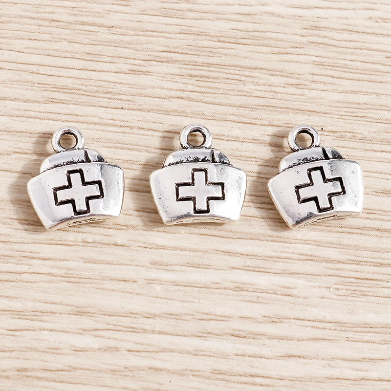 Tusember 20 Stück 16 x 27 mm Legierungsmetall-Stethoskop-Anhänger für Anhänger, Gesundheitswesen, DIY-Halsketten, Ohrringe, handgefertigter Schmuck – Detail 10