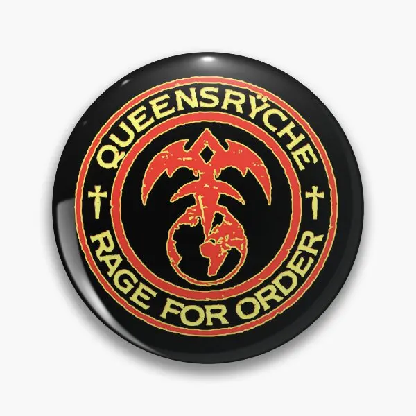 Queensryche الغضب ل لينة زر دبوس التلبيب دبوس طوق لطيف ديكور مجوهرات الإبداعية قبعة معدنية هدية بروش مضحك موضة الملابس