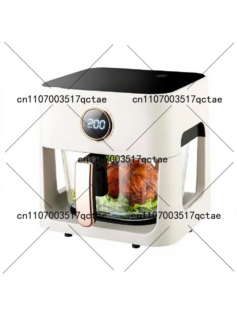 Smart Visual Touchscreen Air Fryer, Oil-Free Multi-Function Electric Oven for French Fries & Roasting