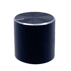 13*13mm Aluminum Alloy Potentiometer Knob Encoder Volume Control Audio Knob for 6mm Shaft Hole ( Knurled Shaft Dia/D-axis)