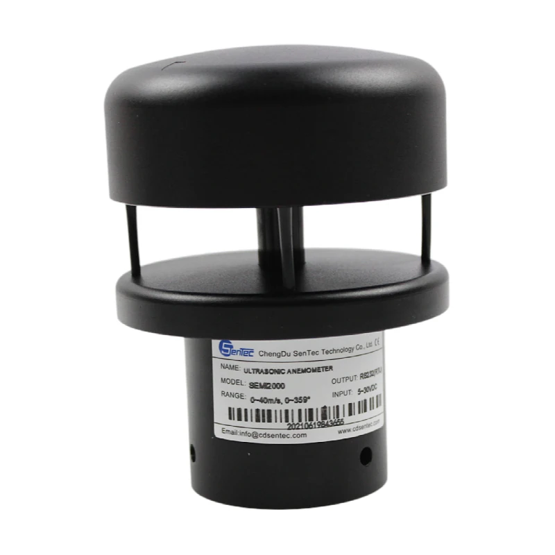 SEMI2000มินิการเกษตรอัลตราโซนิคทิศทางลมความเร็วเครื่องวัดความเร็วสถานีสภาพอากาศเซ็นเซอร์ความชื้นอุณหภูมิ