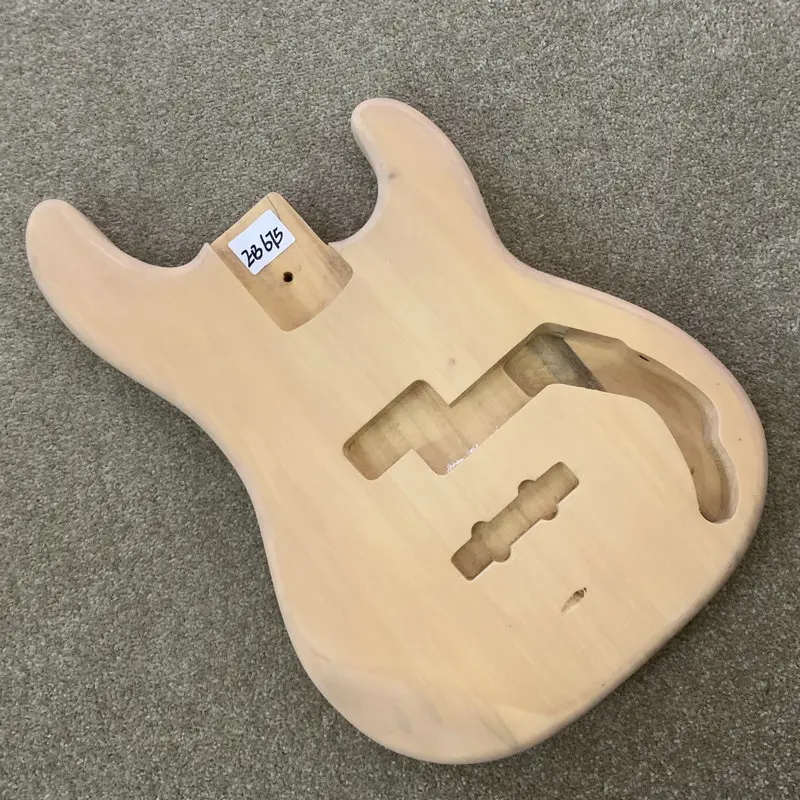 

EB675 PJB Bass Body Unfinished Version in Solid Basswood Natural Color for 4 or 5 String Electric Bass Replace and DIY