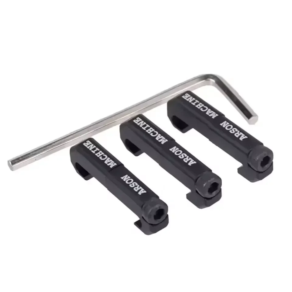Tactical 3pcs/Set Wire Guide System Cable Management Rail Cover Picatinny Rail Handguard Wire Guide Tail Fixed Airsoft ﻿