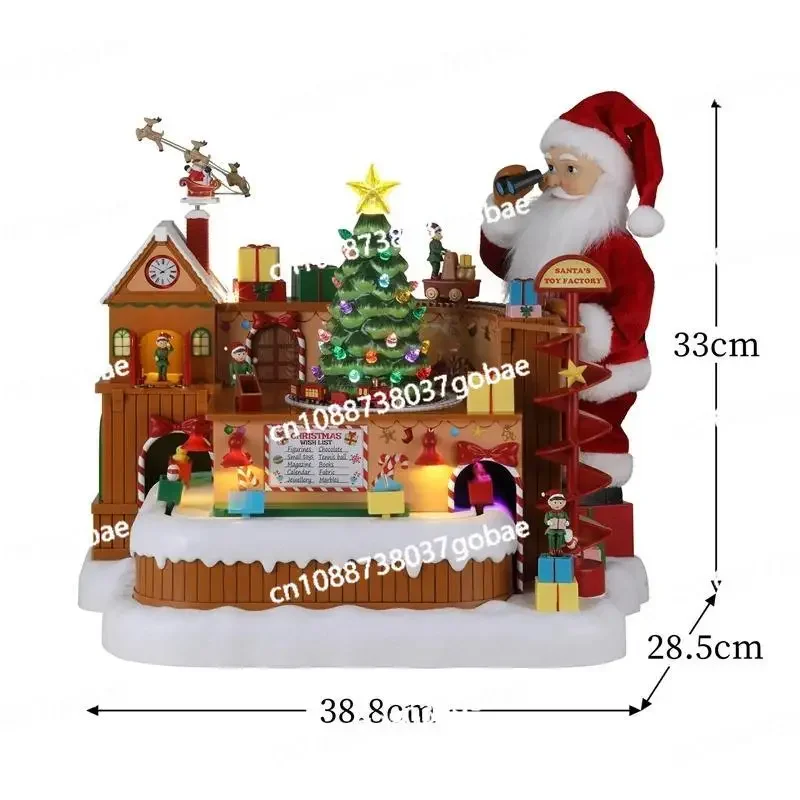 American Mr.Christmas Music Box Music Box Children's Birthday Santa Girl Girl Couple Gift