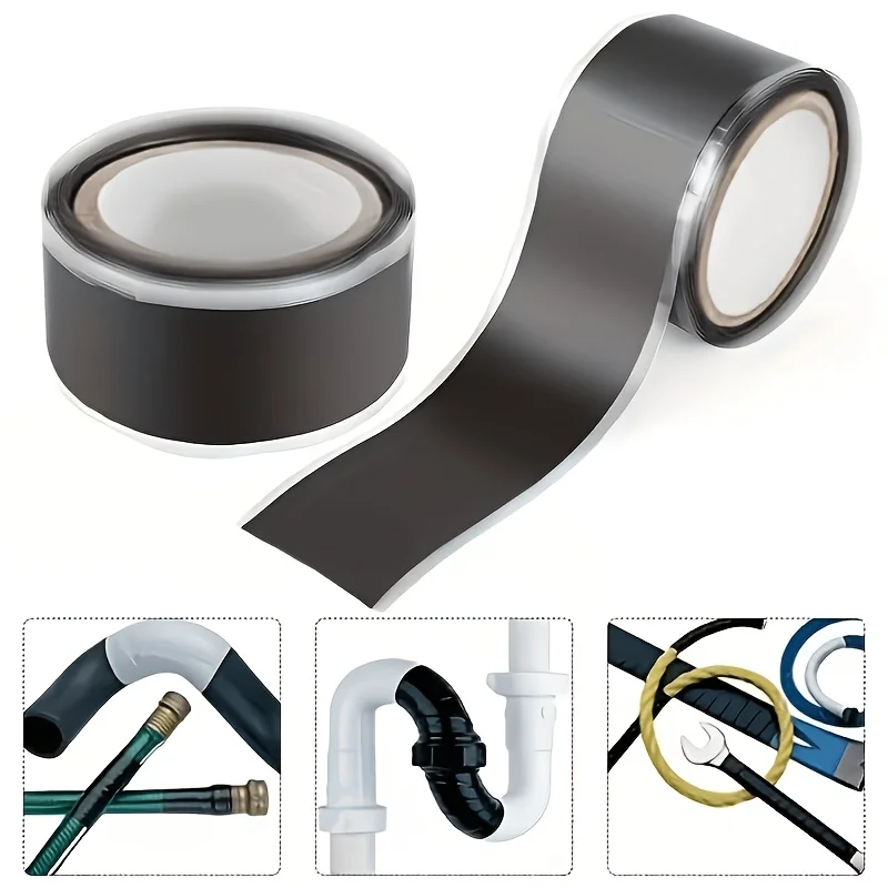 1pc Super Strong Waterproof Stop Tape Leaks Seal Repair Performance Silicone Adhesive Insulating Duct Water Pipe Repair Tapes