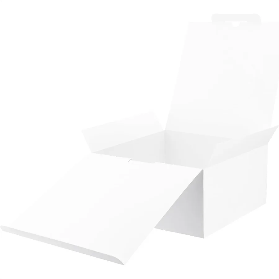 

8 Pack 10x10x5 Gift Boxes with Lids for Presents Large White Gift Boxes Ideal for Birthday Bridesmaid Proposal Christmas Thank