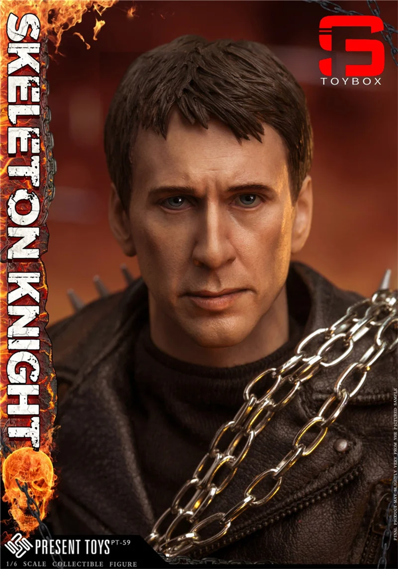 PRESENT TOYS PT-sp59 1/6 squelette chevalier figurine 12 ''mâle soldat figurine ensemble complet jouet à collectionner