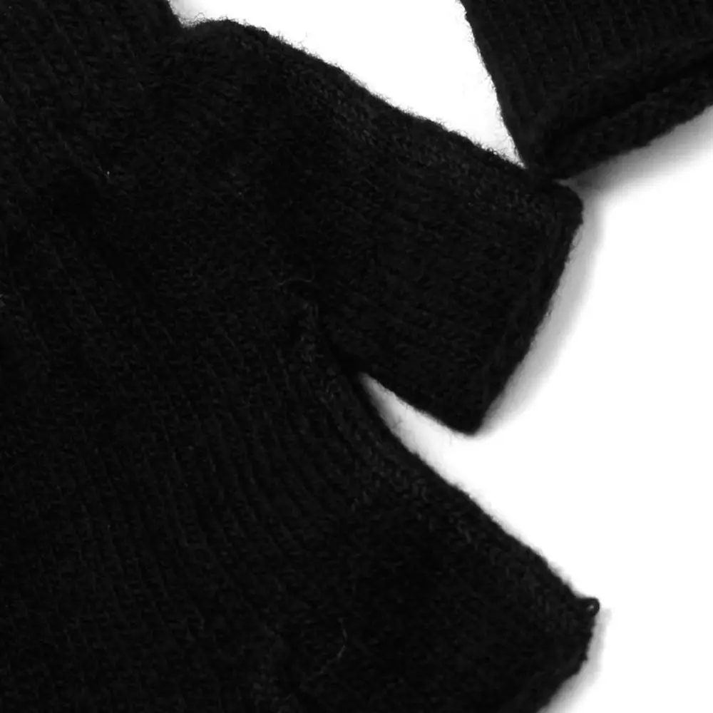 

Fashion Soft Warm Winter Stretch Elastic for Men Sports Cycling Fingerless Gloves Knitted Gloves Half Finger Gloves Mittens