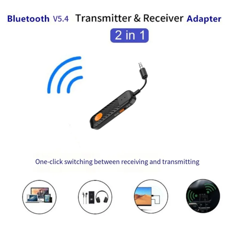 Wireless Car Bluetooth Receiver BT970 Bluetooth Transmitter And Receiver For TV Car Speaker-Y47A