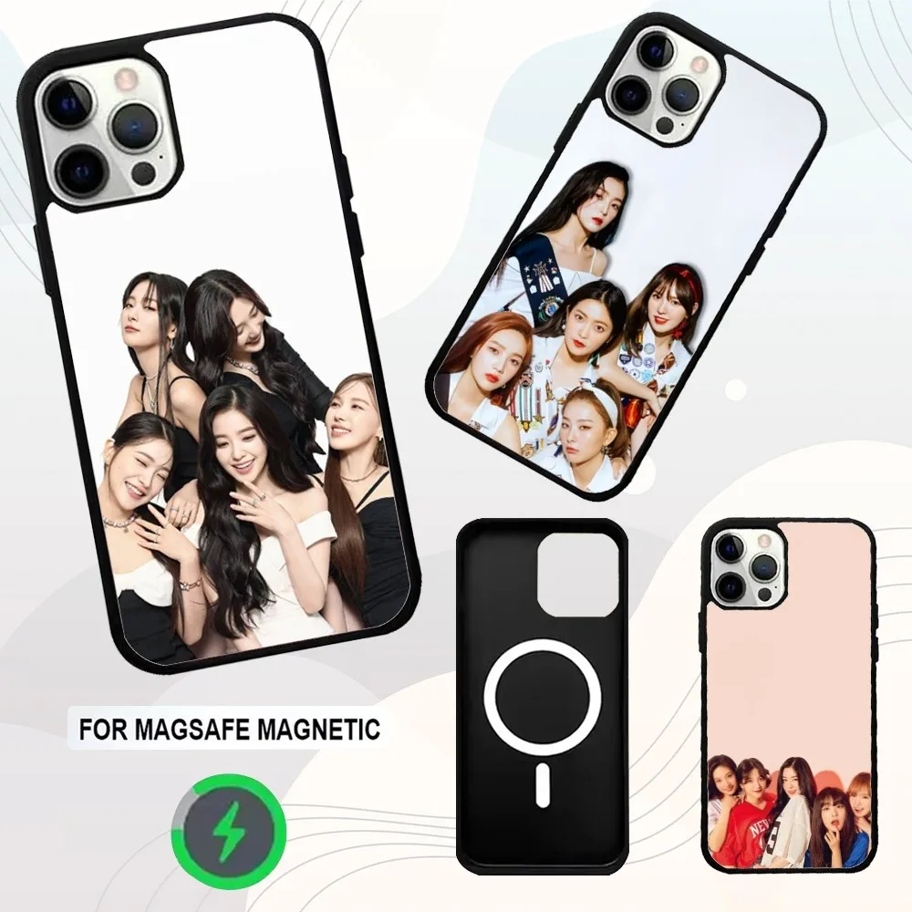 

Kpop R-Red V-Velvet Phone Case For iPhone 16e,16,15,14,13,12,11,Plus,Pro,Max,Mini Magsafe Magnetic Wireless Charging