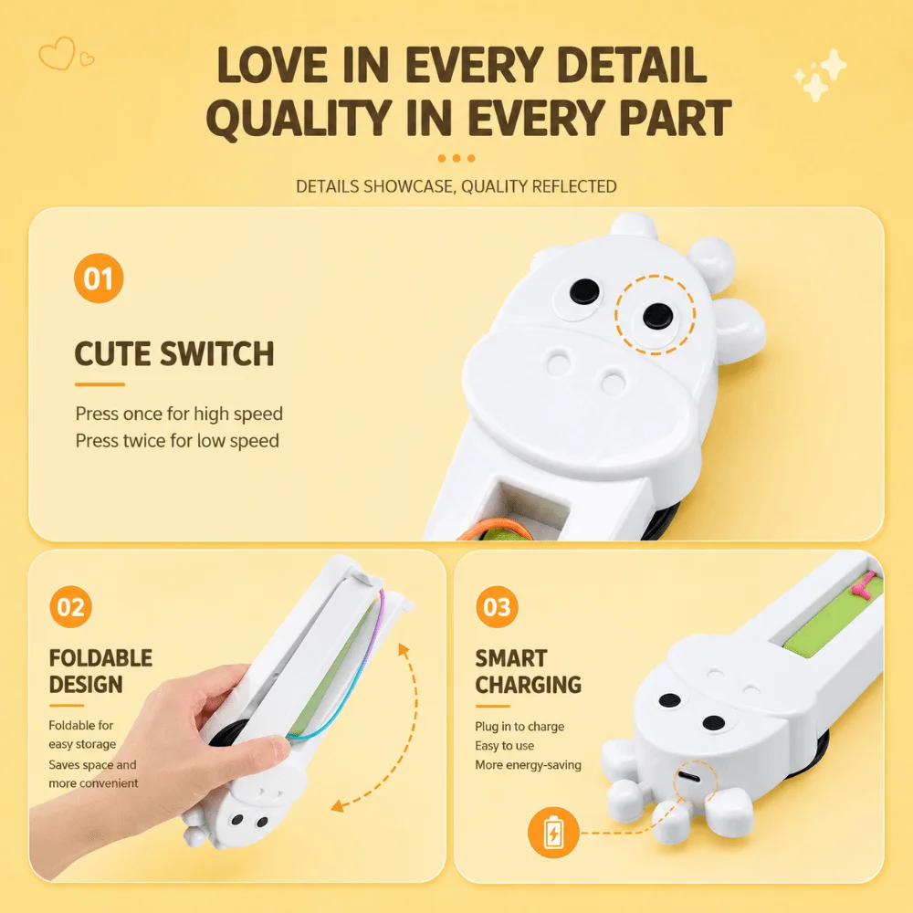 Fully Automatic Giraffe Cat Teaser Machine Automatically Tightens Throws Ropes Electric Cat Teaser Self-adhesive Rechargeable