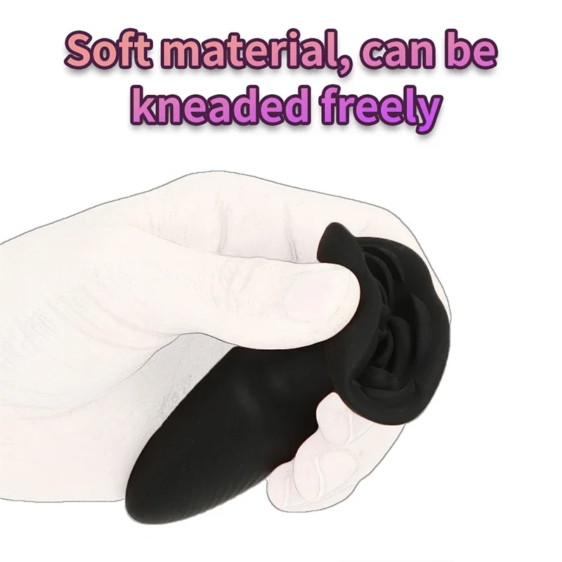 Silicone Rose Anal Plug Principiante Annale Trainner Sextoy Accessori erotici Massaggio prostatico Giocattolo del sesso per amante Uomini Donne Coppia