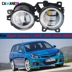 2 X 30W Car Front LED Fog Light Accessories Angel Eye Daylight DRL H11 For Opel Vauxhall Vectra C OPC CRX 2005 2006 2007 2008