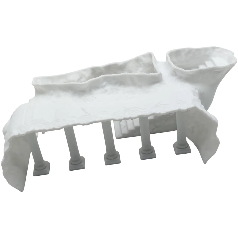 Resin Tank Ornament Fish Tunnel Natural Tunnel Design Roman Column Shape Resin And Plastic Material Safe For Aquatic Life