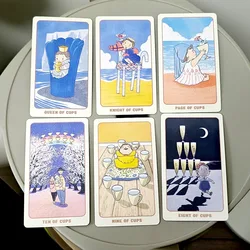 Ari Baby Tarot 10.3*6cm: 78 Pcs Joyful Whimsical Cute Baby Cartoon Cards, A Magical and Intuitive 78-card Tarot Deck
