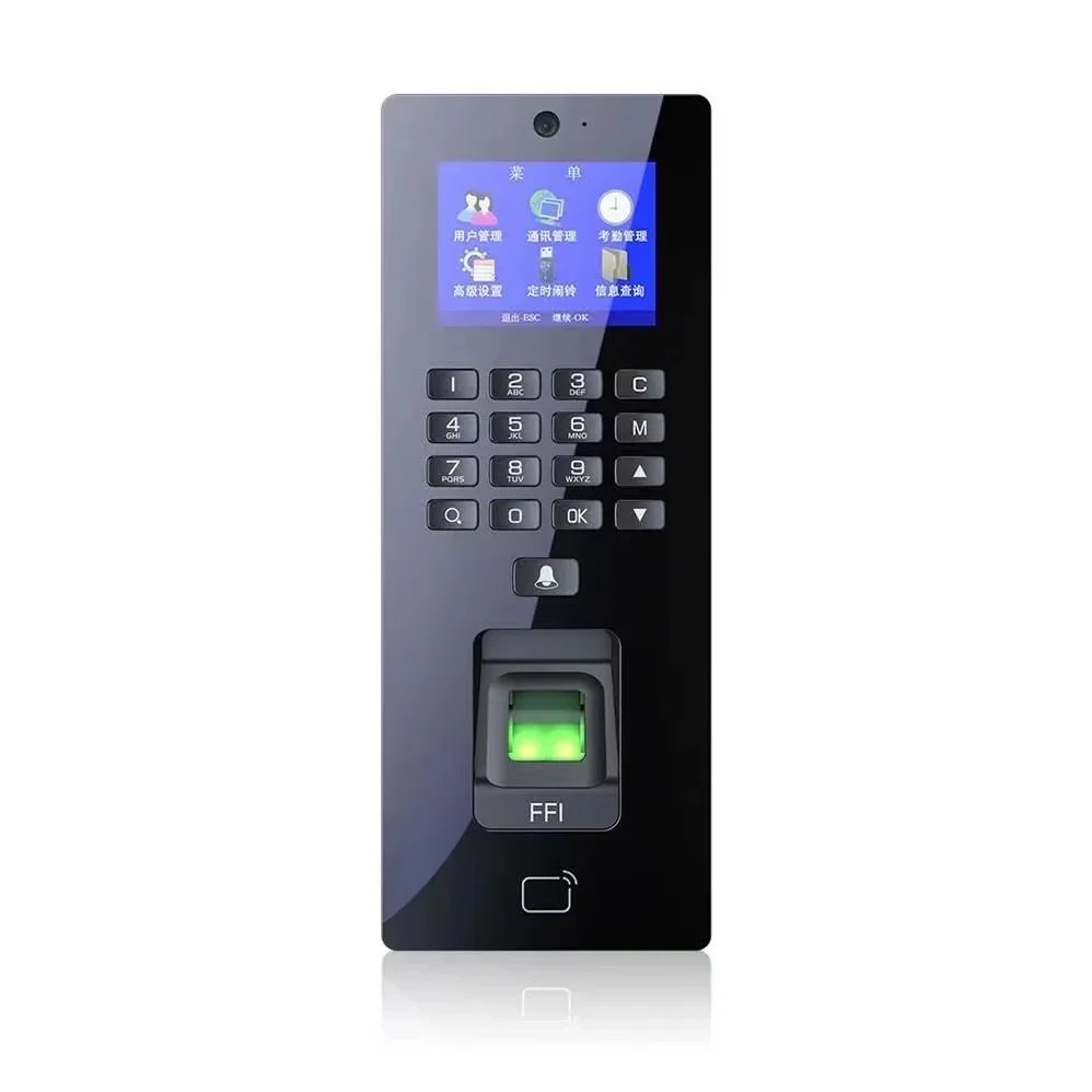 

facial recognition finger print palm vein Time attendance Self service report machine