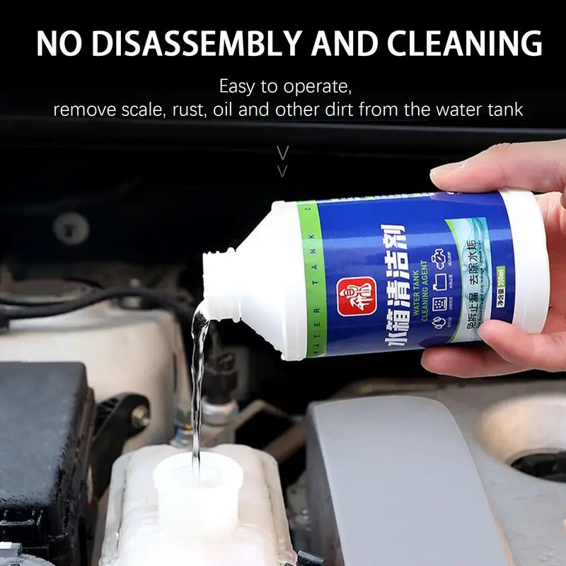 

Car Water Tank Cleaner 350ml Radiator Cleaning Fluid Car Radiator Flush Cleaner Rust Remover For Vehicle Cooling System