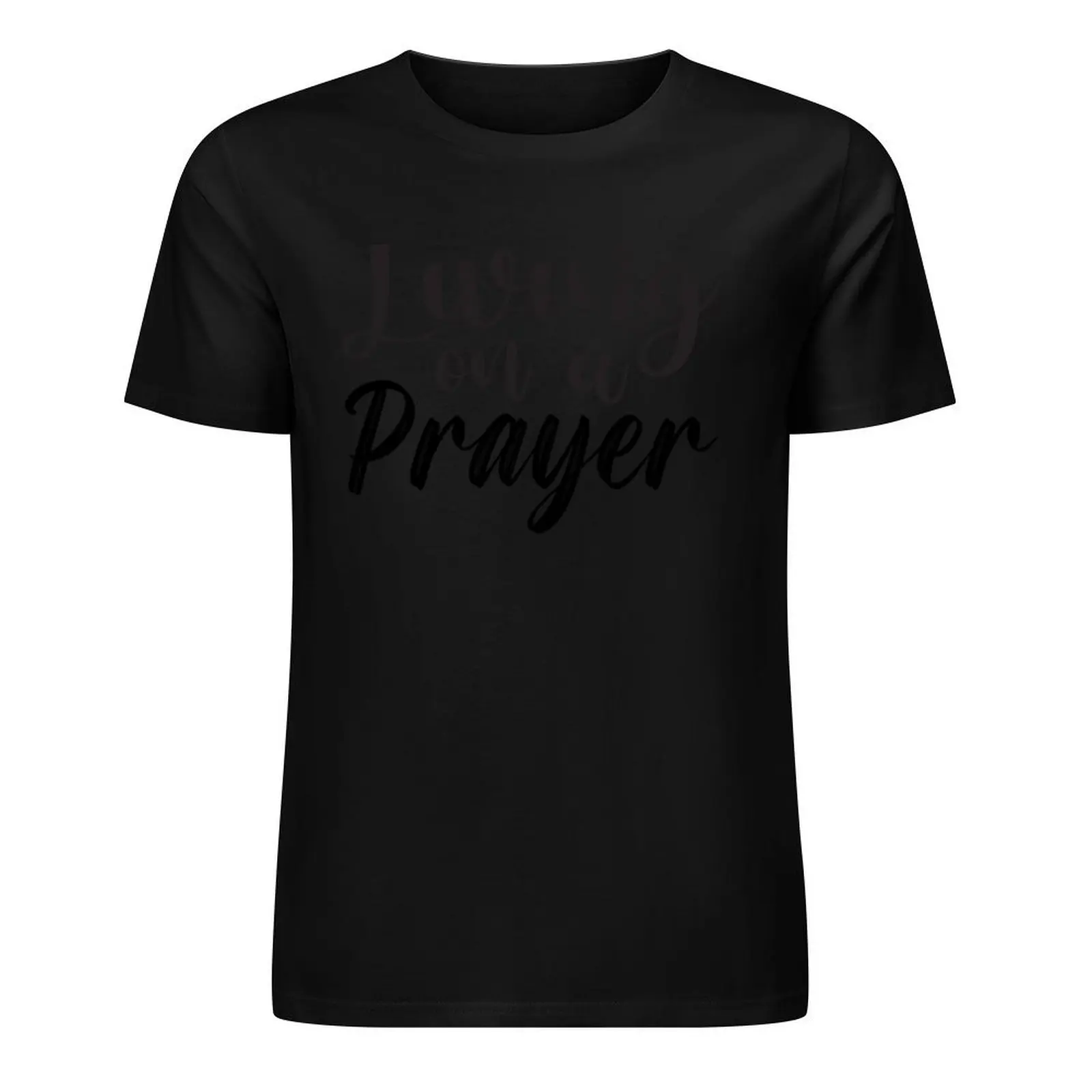 

Living On A Prayer T-Shirt man clothes basketball graphic tees plus sizes boys whites t shirt for men