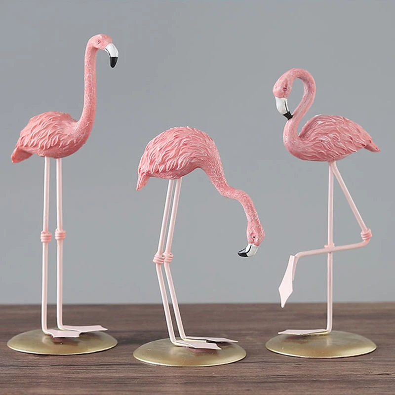 Lote De 50 Mini Figuras De Flamenco De Resina Rosa – Decoración De 1.4 Cm Para Casas De Muñecas, Bonsáis Y Manualidades