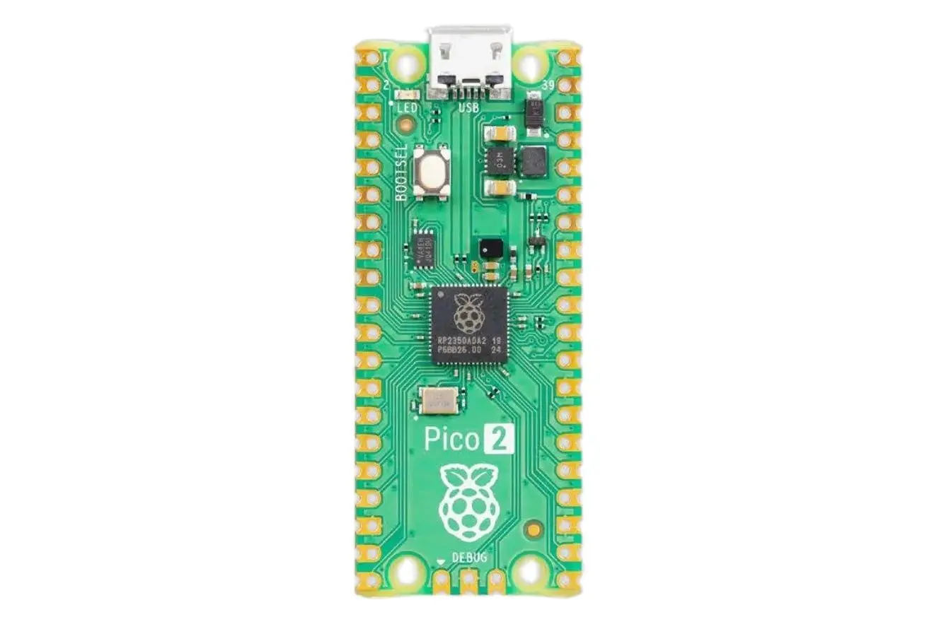 Dwurdzeniowy mikrokontroler Raspberry Pi Pico 2 z Raspberry Pi RP2350 RISC-V lub Arm Cortex-M33