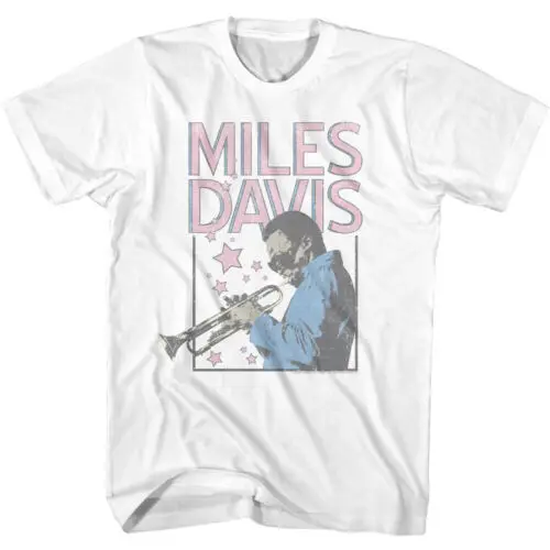 Miles Davis-Camiseta Masculina Live at Work, Trompetista Americano, Músicos, Lenda do Jazz