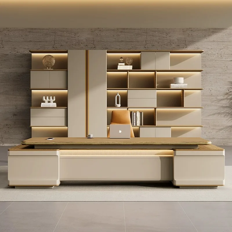 Light Luxury Conference Office Desk Executive Work Minimalist Designer Computer Desks Conference