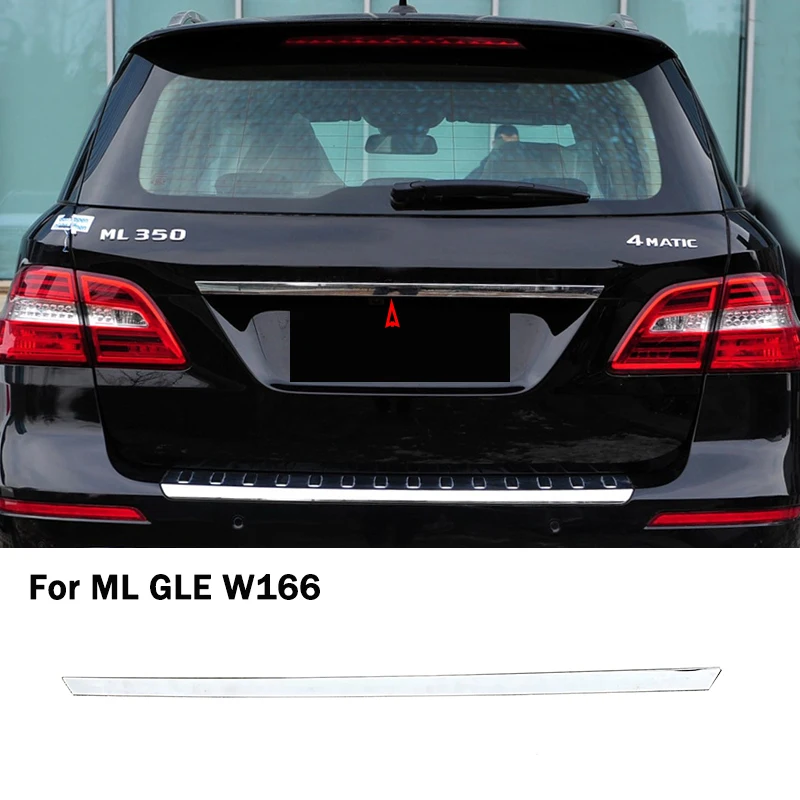 A1667400193 Trunk Rear Back Door Tailgate Handle Chrome Trim Chromium Styling For Mercedes Benz ML GLE W166 ML400 ML350 GLE320