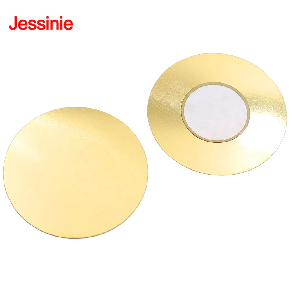 10pcs/lot Diameter 50MM Copper Buzzer Piezoelectric Ceramic Plate