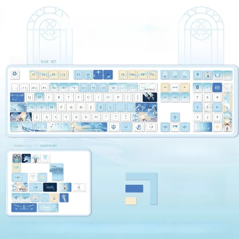 Cartethyia كيكابس مخصصة PBT الكرز/MOA الملف الشخصي التسامي الكرتون أنيمي لطيف نقطة كيكاب للاعبين لتقوم بها بنفسك لوحة المفاتيح الميكانيكية