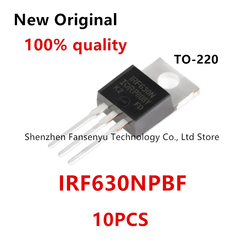 

10Pcs 100% New Original IRF630NPBF TO-220 IRF630N imported brand Field Effect Transistor In Stock