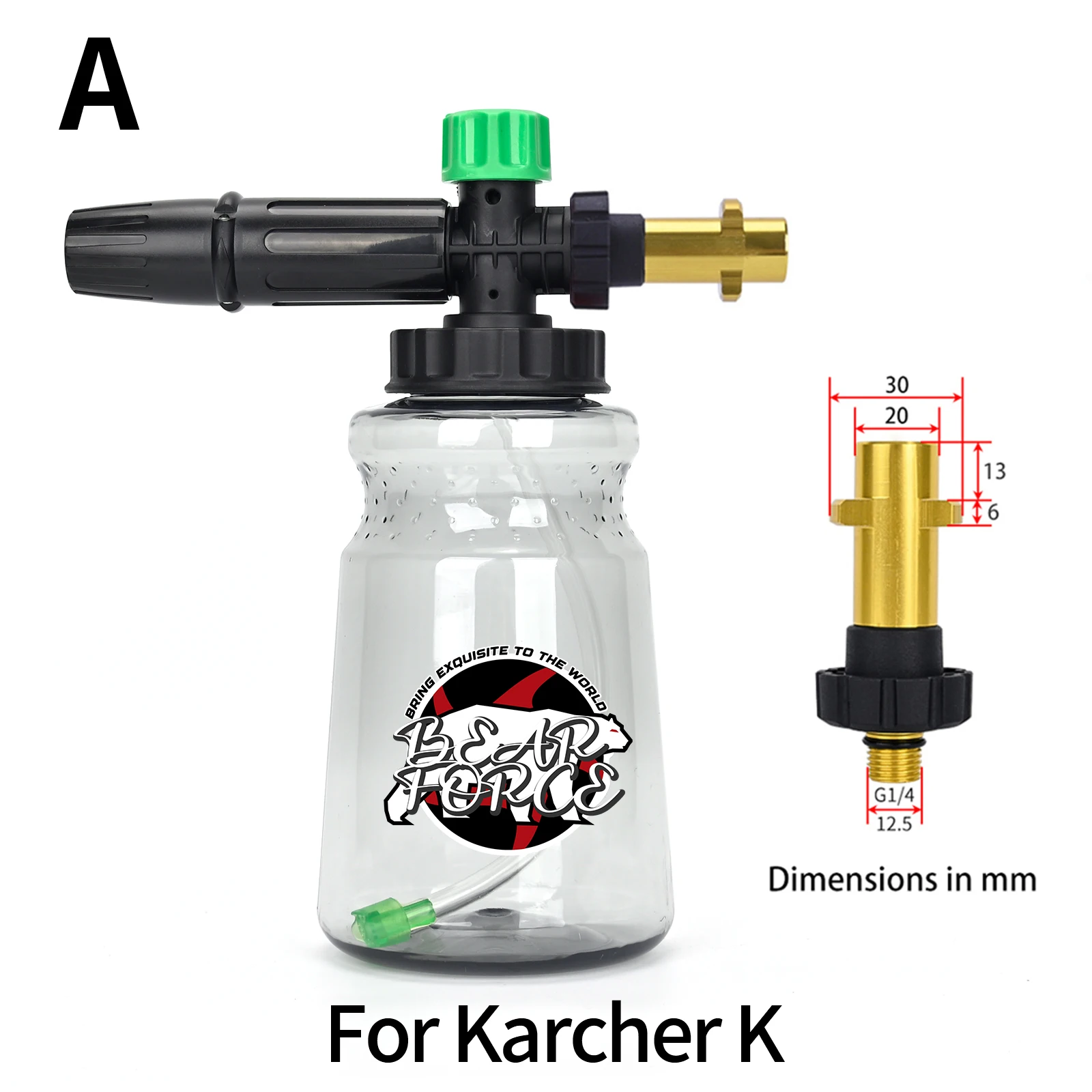 Wasstraat Sneeuw Schuimlans Schuimmondstuk Schuimkanon Schuimgenerator voor Daewoo Hamer Karcher Huter Makita Hogedrukreiniger
