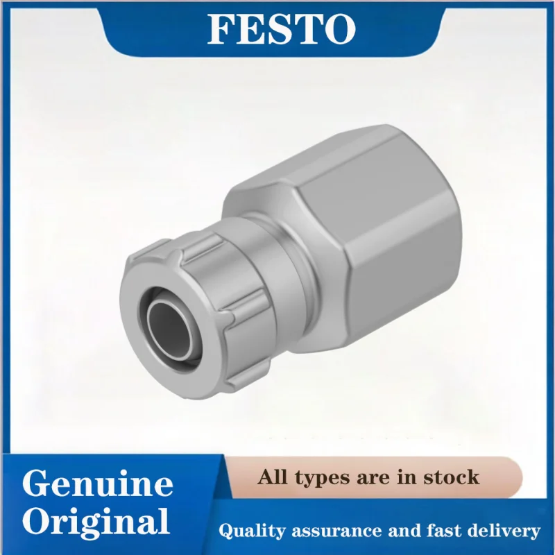 FESTO 7842 ACK-1/8-PK-6 Rechte snelkoppeling G1/8 binnendraad voor buizen met een buitendiameter van 8 mm ACK-serie pneumatische compressiefitting