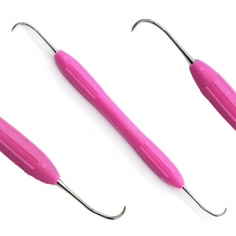 7 قطعة أدوات تعبئة مركبة للأسنان LM Arte مجموعة مقبض سيليكون عدة الراتنج ملء ملاعق الاستعادة الجمالية