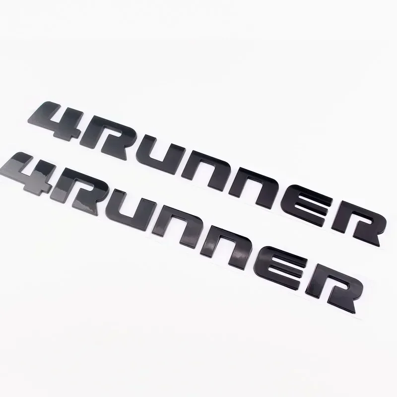 3D ABS 4RUNNER Tailgate Logo Rear Boot Trunk Emblem Badge Sticker Decals Car Styling Accessories For Toyota Tundra