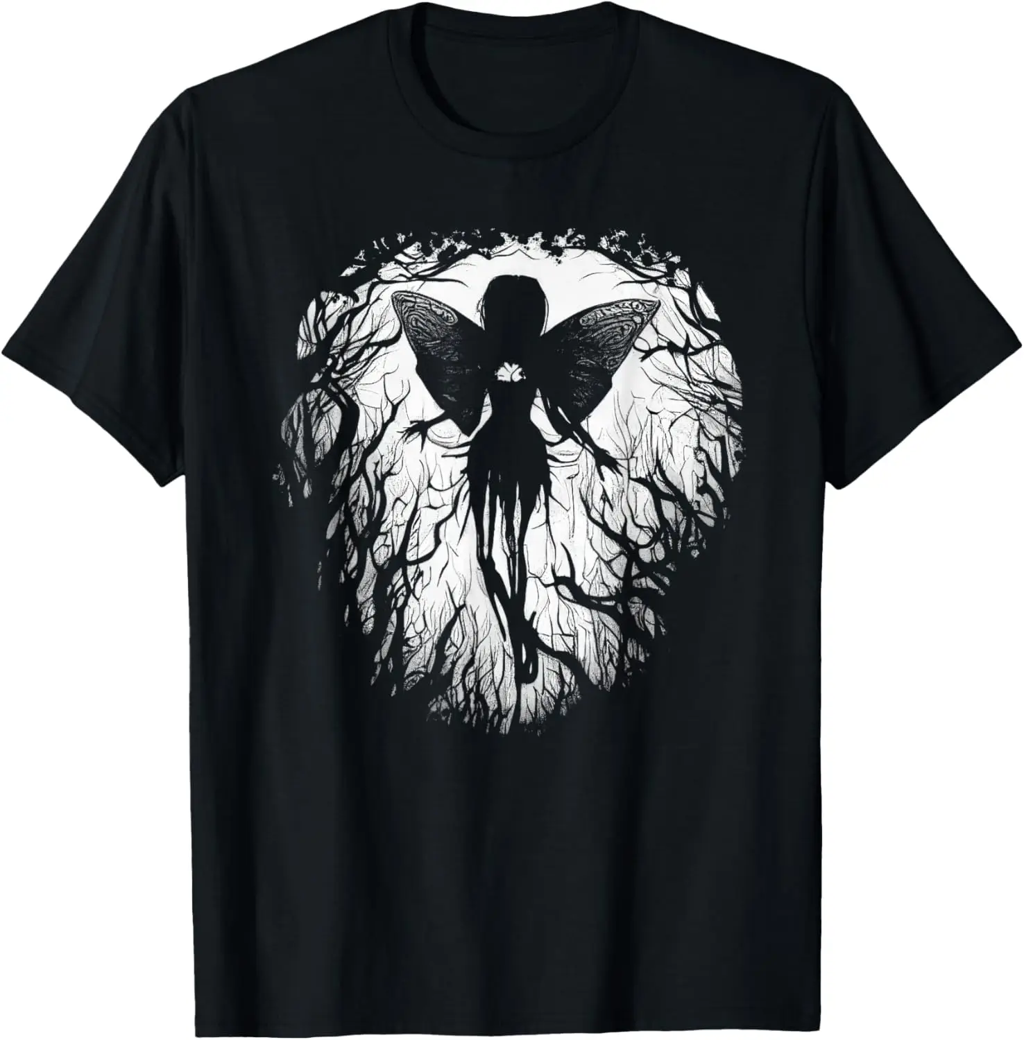 Dark Art Aesthetic Fairy Tshirt Fairycore Gothic Horror Art T-Shirt