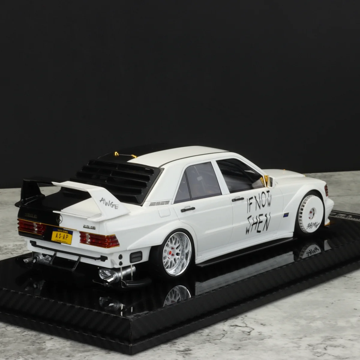 樹脂静的自動車モデル,おもちゃ,ギフト,Vipスケールモデル,1:18,190e,ロッキーシミュレーション,限定版