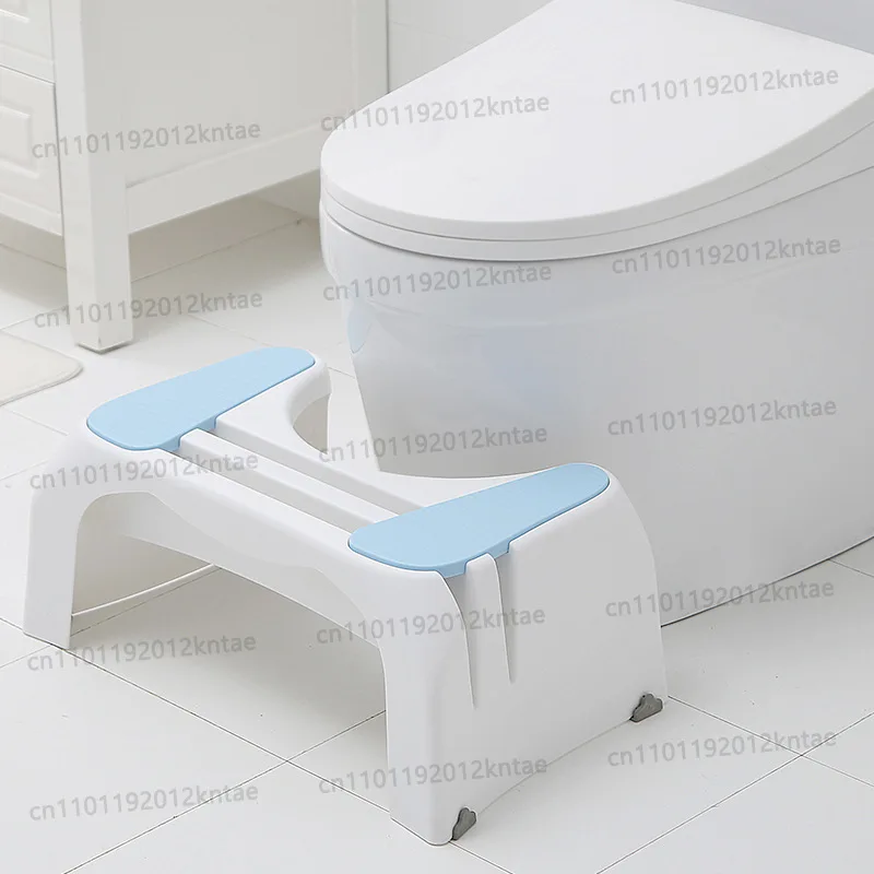 Toilet stool, footstoo, bathroom, raised adult squatting pit, squatting toilet, sitting down, stepping on the squatting stool