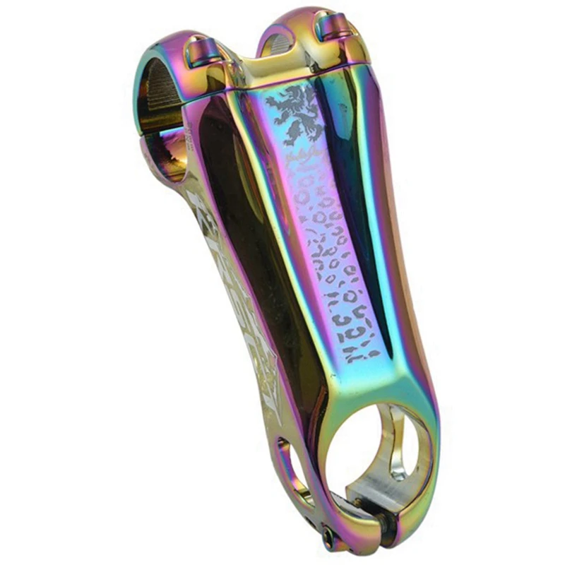 KRSCT CNC Colorful Bicycle Stem Road Mountain Bike Stem Mtb 20 Degree 28.6X31.8Mm 90Mm Cycling Bike Parts Colorful