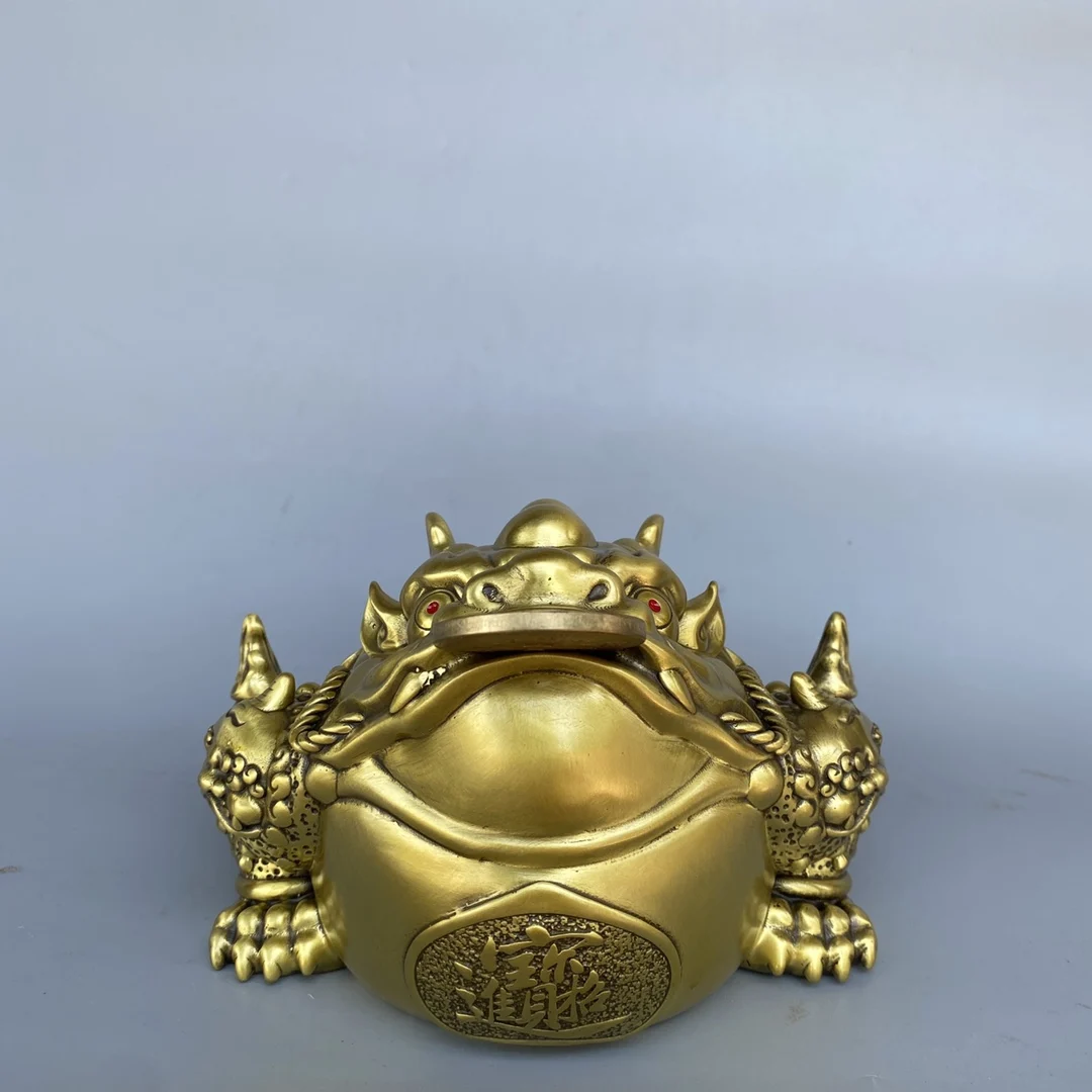 Bronze Statue Three legged golden toad 15 * 13 * 9 * cm, 0.9 KG 20 * 18 * 11 * cm, 1.8 KG 25 * 22 * 14 * cm, 2.5 KG