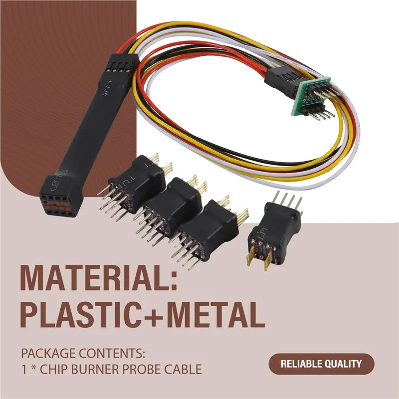 Classic Style 4-In-1 For Sop8 Wsonvson Chip Download Burn Write Probe Spring Needle Flash Eeprom Chip Burner Cable VSOP8/VSON8/W