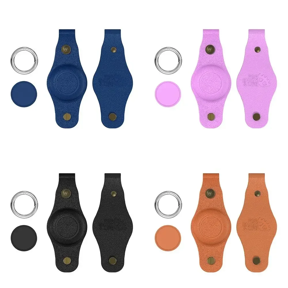 

For Apple Airtags Keychain Silicone Case Waterproof Key Chain Ring Holder Case Man Accessories Key Organizer Anti-lost Ring