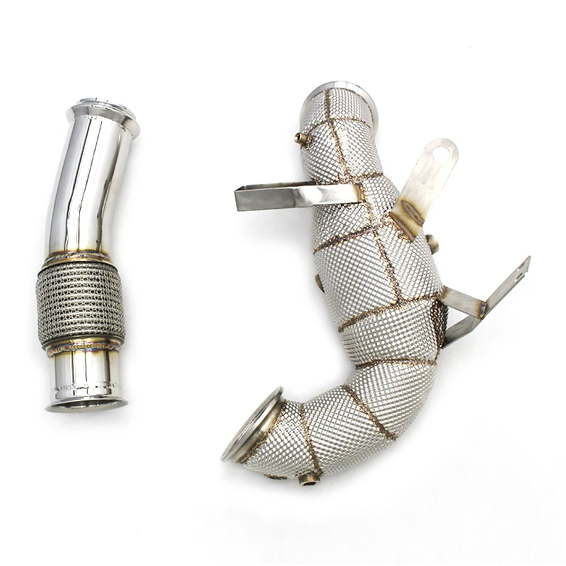 Yooking Exhaust Downpipe For Mercedes For Benz A45/A45S AMG W177 2.0T 2020-2022 Stainless Steel High Flow Downpipe