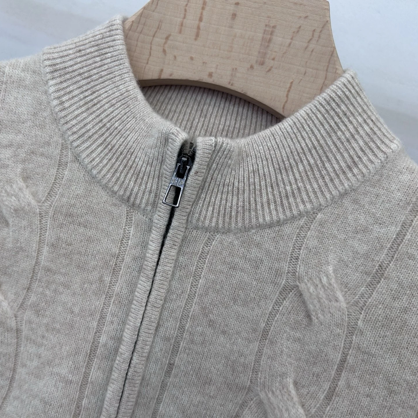 Italian LP 25 Early Autumn New Fashion Solid Color Comfortable Men's Casual Half Zipper Stand-Up Collar Long Sleeve Sweater