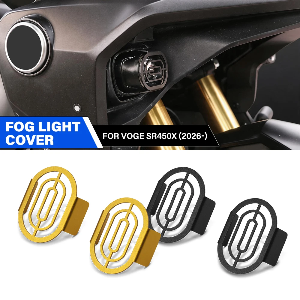 For VOGE SR450X SR 450X 2026 Fog Auxiliary Light Guard Cover Grill Mesh Protector Aluminum Motorcycle Accessories