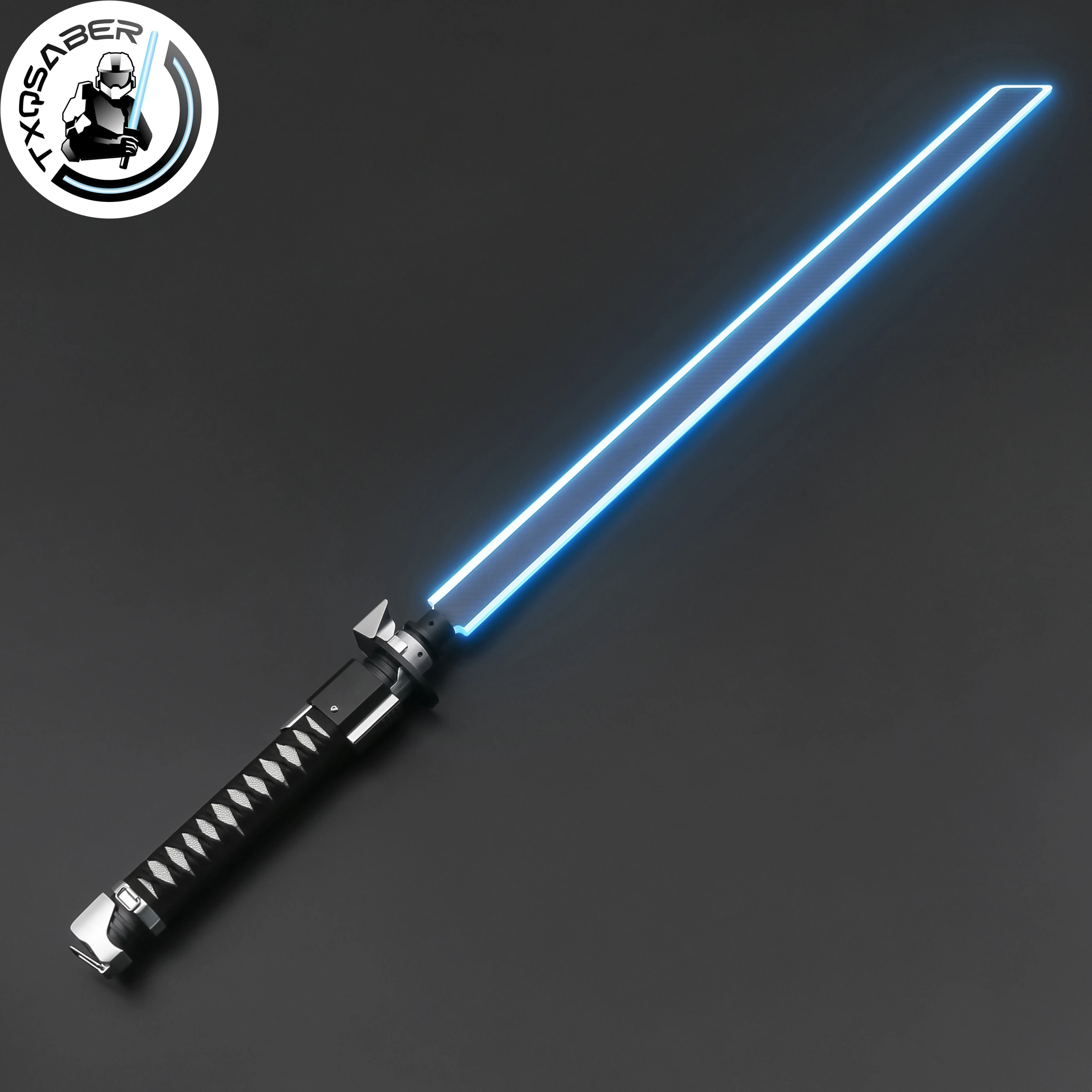 TXQSABER Replica Lightsaber Ronin Heavy Dueling Light Sword Matal Handle Smooth Swing Blaster FOC Lasersword Toys for Adult