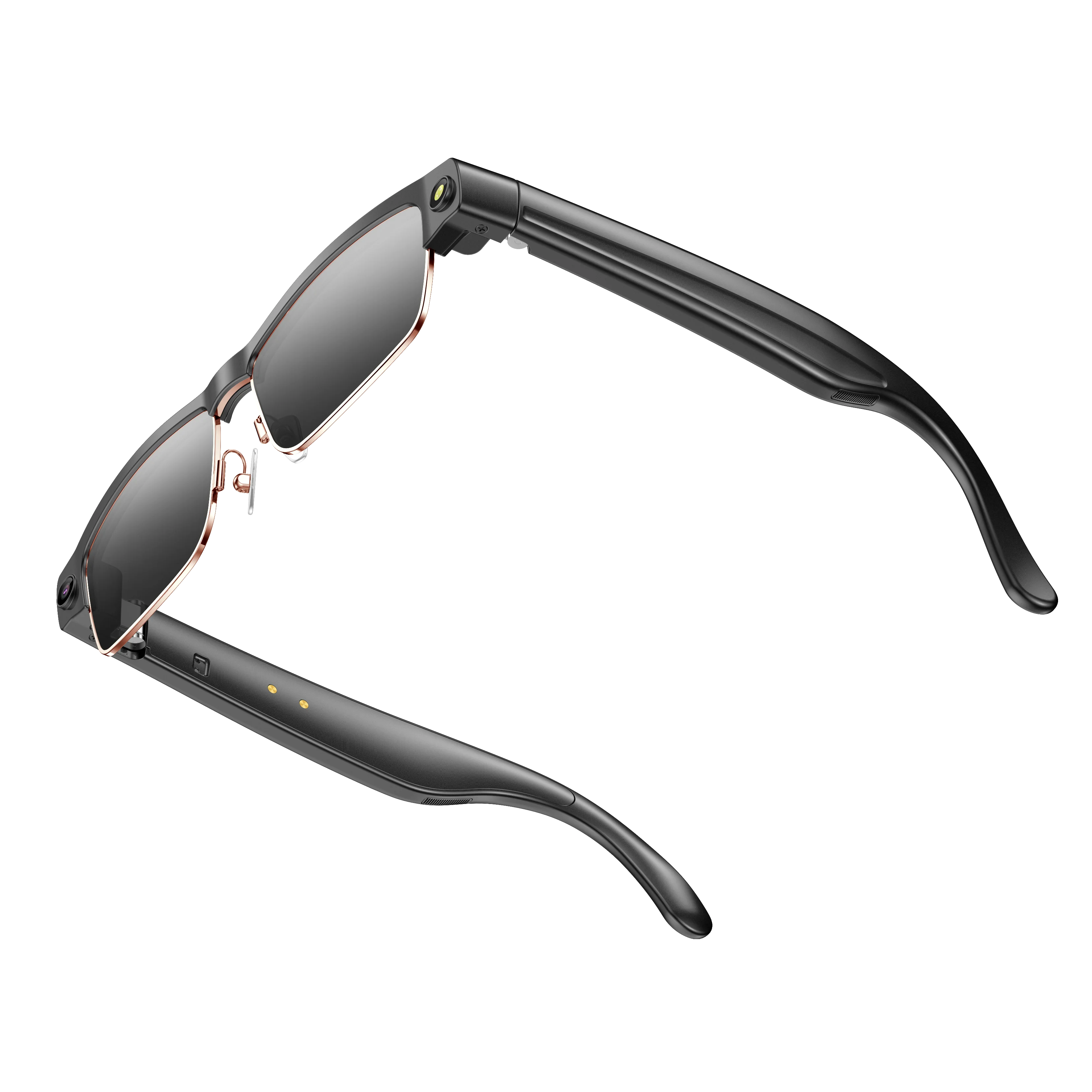 Camera Smart Glasses Photo Video Record BT Call Music Playback Smart Glasses Al Object Recognition Voice Assistant Sunglasses